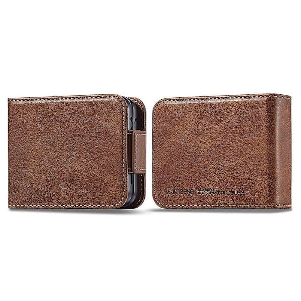 LC.IMEEKE PU læder telefoncover med RFID-blokering og kortslot til Samsung Galaxy Z Flip5 5G Multicolor Style B