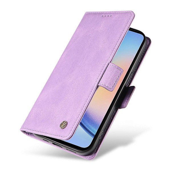 YIKATU YK-005 Samsung Galaxy A34 5G -puhelimelle, ihonmyötäinen suojakotelo, jalustallinen PU-nahkalompakko Multicolor Style B