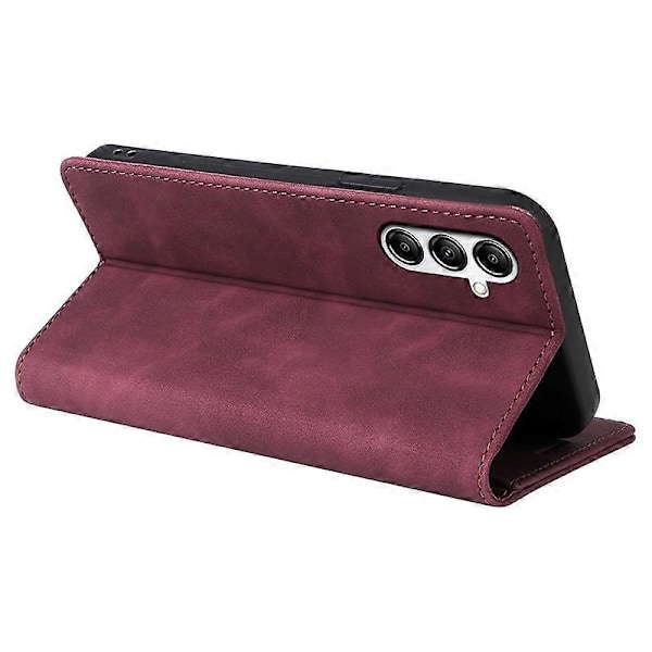 006-serien Fodral för Samsung Galaxy A14 5G/A14 4G Läderplånbok med sugproppsstängning Multicolor Style C