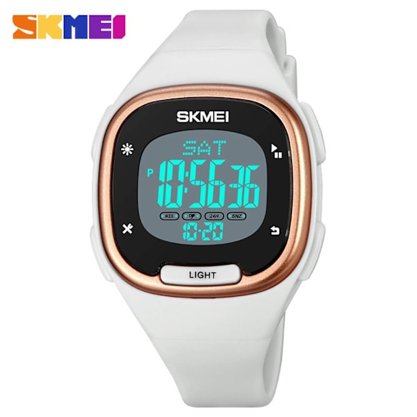 SKMEI 1959 sportklockor Nedräkning dubbel tid watch väckarklocka Kronografbord Digitala klockor dark gray