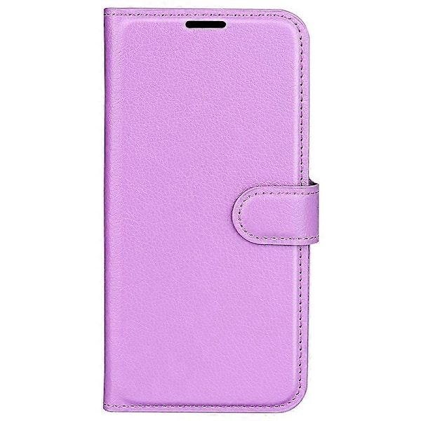 Lædercover til iPhone 16 Pro Max Wallet Case med Litchi-tekstur Multicolor Style H