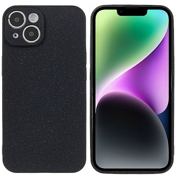 Dubbelsidigt matt mjukt TPU-skal för iPhone 14, anti-fingeravtryck, anti-repor, baksida