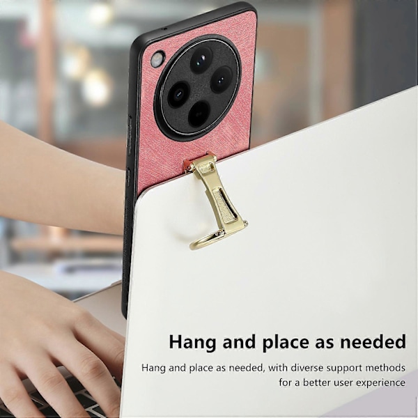 CASENEO D22 Etui til Oppo Find X8 5G, foldbart stativ, retro læder bagcover Multicolor Style A