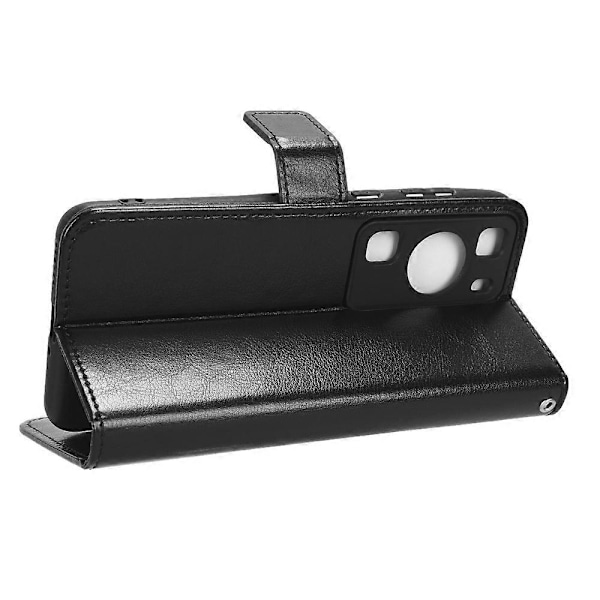 For Huawei P60 Pro/P60 Anti-Støv Lommebok Telefondeksel PU Lær Telefonstativ Deksel