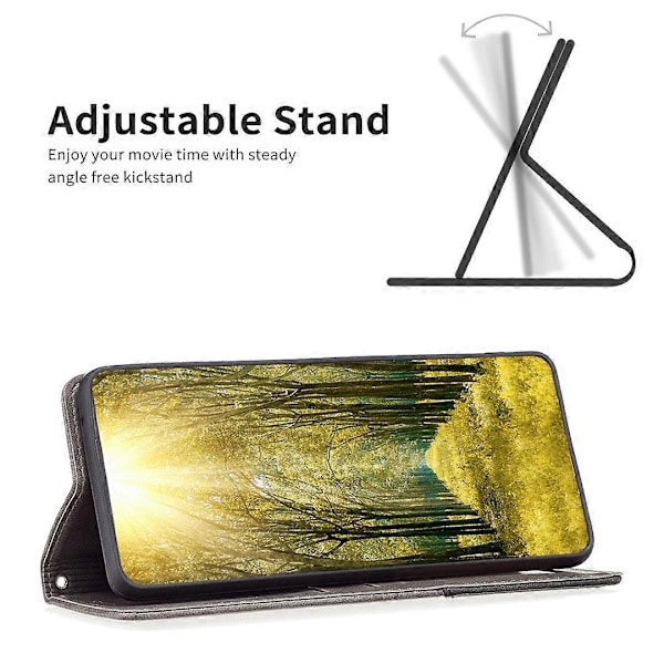Mobilskal för Samsung Galaxy A05 4G Fodral Präglat PU Läder Anti-fall Skal Multicolor Style E