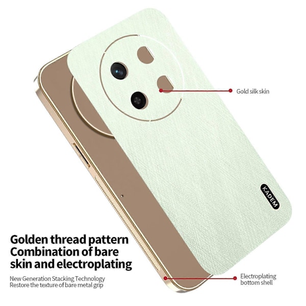 Yhteensopiva Honor X60 Pro 5G puhelinkuoren kanssa Multicolor Green