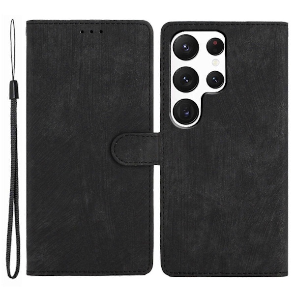 Samsung Galaxy S24 Ultra -kotelon nahkakotelo, lompakkomallinen