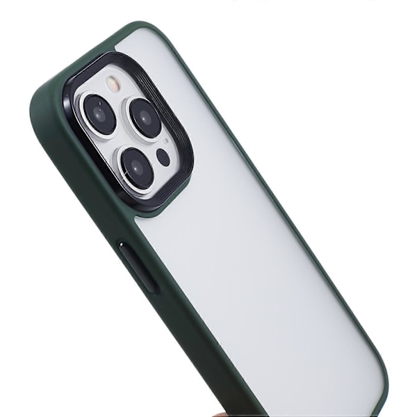 FULEXIN TPU+Akrylskal för iPhone 15 Pro, Falltåligt Telefonskal Hudvänligt Baksida Multicolor Style C