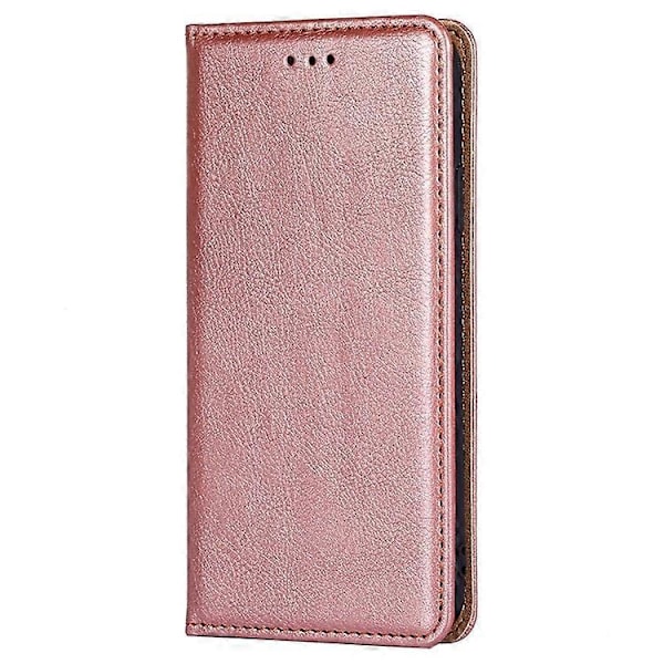 Lompakkokotelo TCL 503 -puhelimelle, PU-nahkaa, magneettinen, automaattisesti imeytyvä puhelinkotelo Multicolor Rose Gold