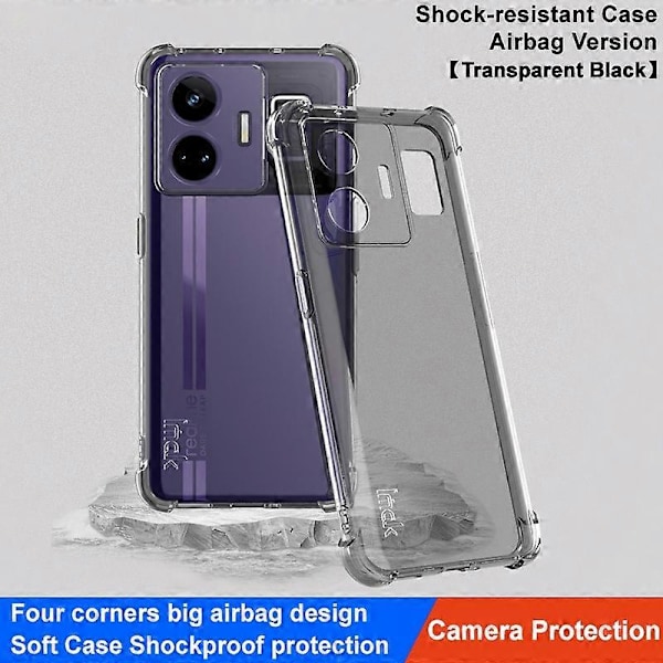 IMAK Deksel til Realme GT Neo 5 5G/GT3 5G Støtsikker Putepute Airbag TPU Telefondeksel