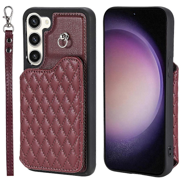 Stil 008 För Samsung Galaxy S23+ RFID-skyddande Skal Falltåligt PU+TPU Telefonskal Multicolor Style C
