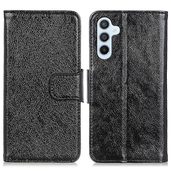 För Samsung Galaxy A15 4G Fodral Nappa Textur Delat Läder Telefonställ Skydd med Plånbok Multicolor Style A