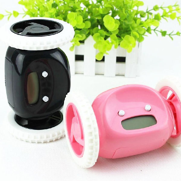 Kör Digital LED Väckarklocka Lata Väckarklocka Kör Tyst Väckarklocka Creative Gift Pink