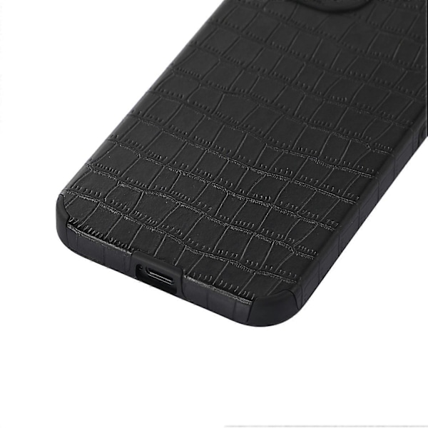 Til iPhone 13 Cover Slim-Fit Krokodille Tekstur PU Læder+TPU Telefon Cover Multicolor Style B