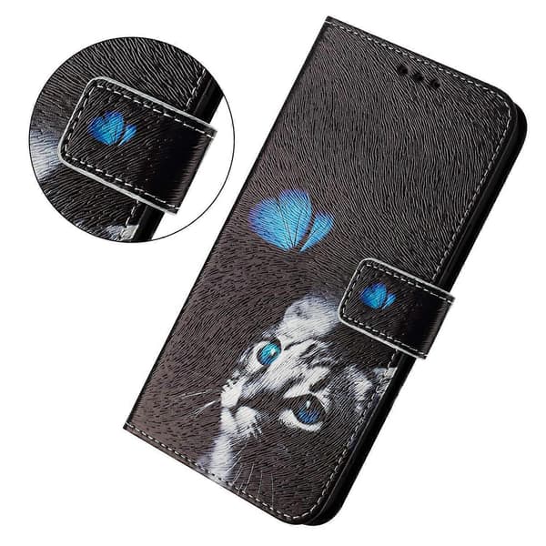 Plånboksfodral med mönstertryck och rem för Samsung Galaxy A05s 4G Multicolor Style C