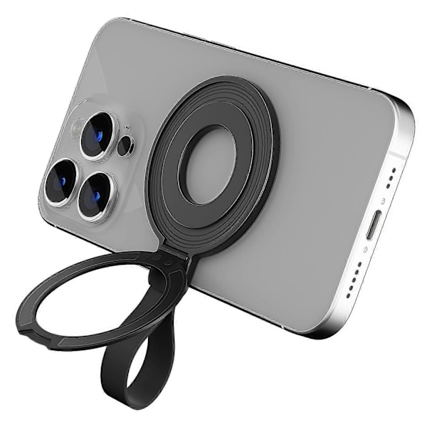 Magnetiskt Ställ Kompatibelt med MagSafe Metall Telefon Grepp Ringhållare med Fingerrem Multicolor Style C