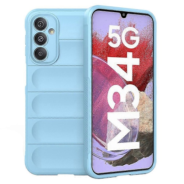 Stöttåligt Telefonskal för Samsung Galaxy F34 5G/M34 5G Skyddande Robust TPU-Skal Multicolor Style B