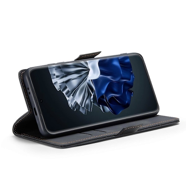 Til Huawei P60 Pro Case CASEME 013 Series Kortholder Stativ Læder Telefon Cover Multicolor Style B