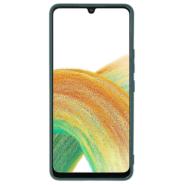 TPU-telefonfodral för Samsung Galaxy A33 5G, Gummibelagt halkskydd med mjukt fiberfoder Multicolor Style E