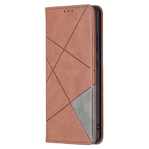 Geometrisk Mønster Læder Stand Case med Kortlommer til Samsung Galaxy A32 4G (EU Version) Multicolor Style F