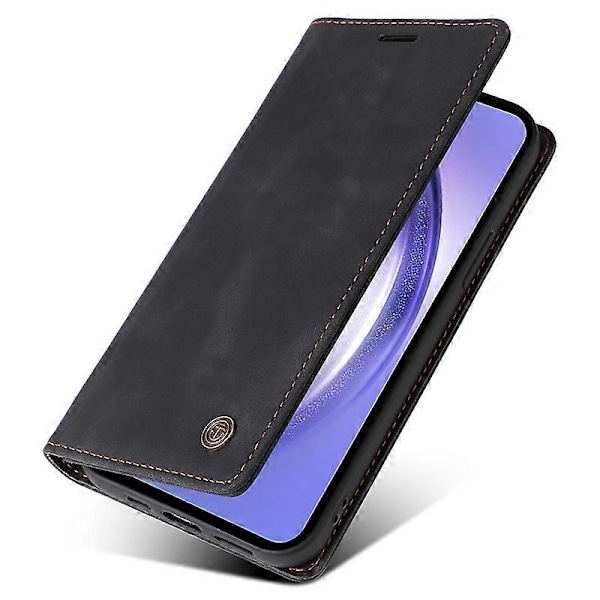 006-sarjan Samsung Galaxy A54 5G -kotelo nahkaisella lompakkokotelolla ja imukuppikiinnityksellä Multicolor Style A