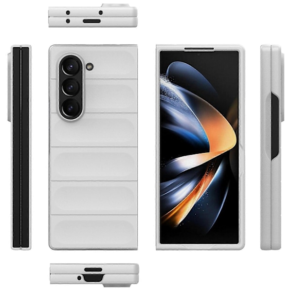 För Samsung Galaxy Z Fold6 5G Skal Robust Hårt PC Vikbart Telefonskydd Multicolor Style F