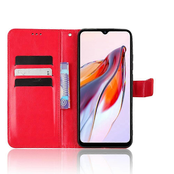 Plånboksfodral med Ställ i PU-Läder med Rem för Xiaomi Redmi 12C 4G/11A 4G/Poco C55 4G Multicolor Style D