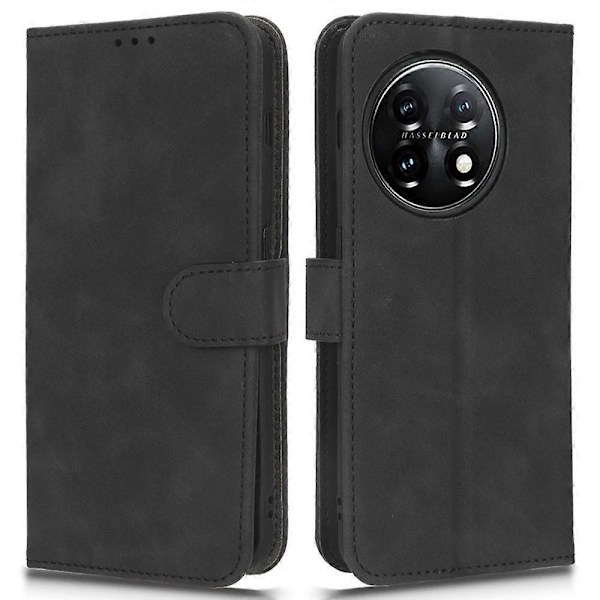 OnePlus 11 5G -puhelimelle suunniteltu nahkainen suojakotelo, jossa on lompakko ja jalusta Multicolor Style A