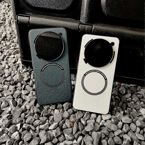 Til Nothing Phone Pro Etui Anti-Drop PU Læder + TPU Cover Kompatibelt med MagSafe Multicolor Green