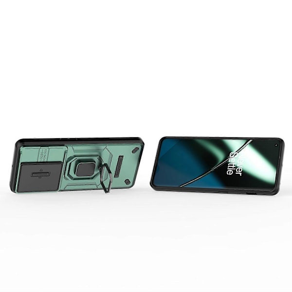 OnePlus 11 5G -kotelo, liukulinssisuoja, rengaspidike, PC+TPU-puhelinkuori Multicolor Style B