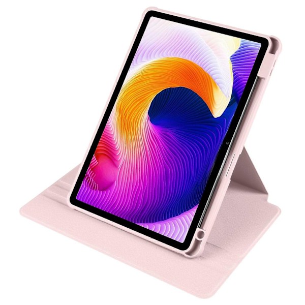 Fodral för Xiaomi Redmi Pad SE Läder Roterande Ställ Surfplatta Skydd Auto Sleep/Wake Multicolor Style D