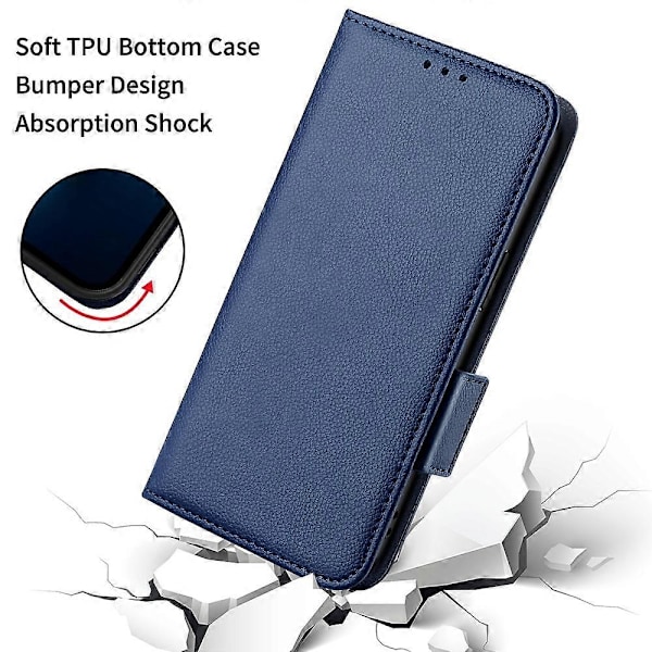 Til ZTE Blade A53/A53+ Magnetisk Lukning Telefon Etui Wallet Stand PU Læder Cover Multicolor Style E