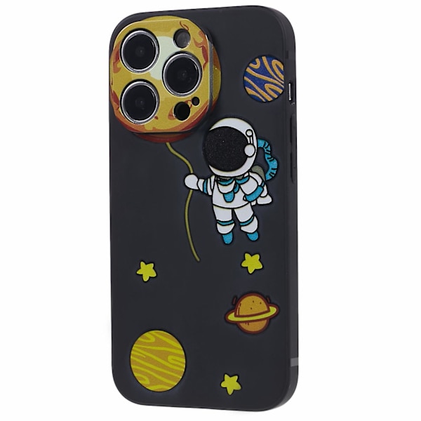 Tpu phone case för Iphone 14 Pro, mönsterutskrift anti-scratch cover Style D