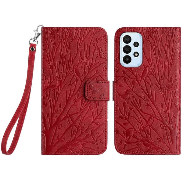 Lommebok Lær Telefondeksel for Samsung Galaxy A33 5G Etui Stativ Shell Multicolor Style E