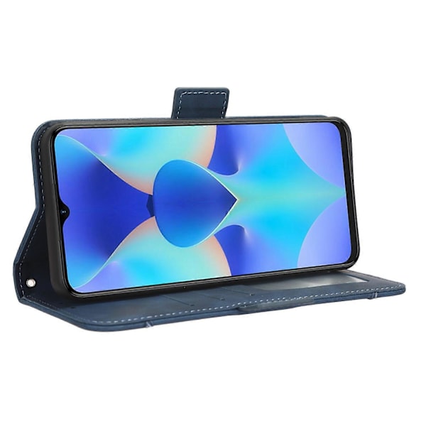 TECNO Spark 10 4G -puhelimelle Käännettävä Nahkainen Puhelinkotelo Jalustalla ja Useilla Korttipaikoilla, Lompakkokotelo Multicolor Style D