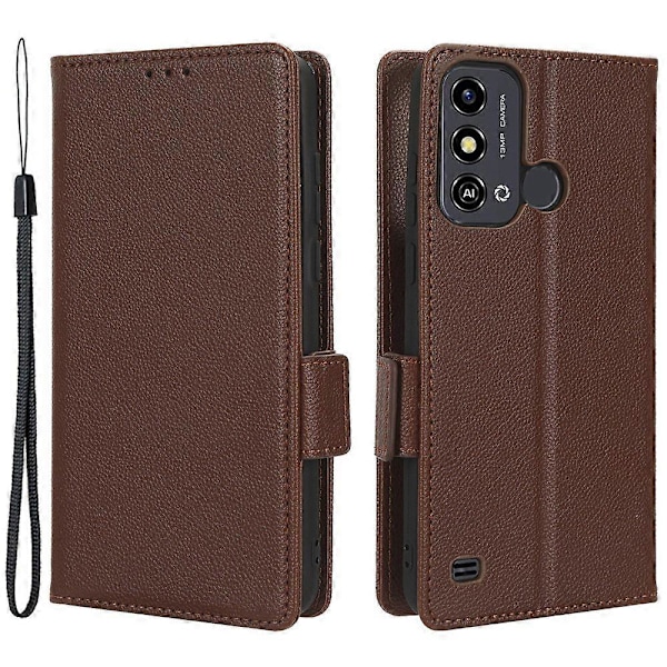 Til ZTE Blade A53/A53+ Magnetisk Lukning Telefon Etui Wallet Stand PU Læder Cover Multicolor Style G