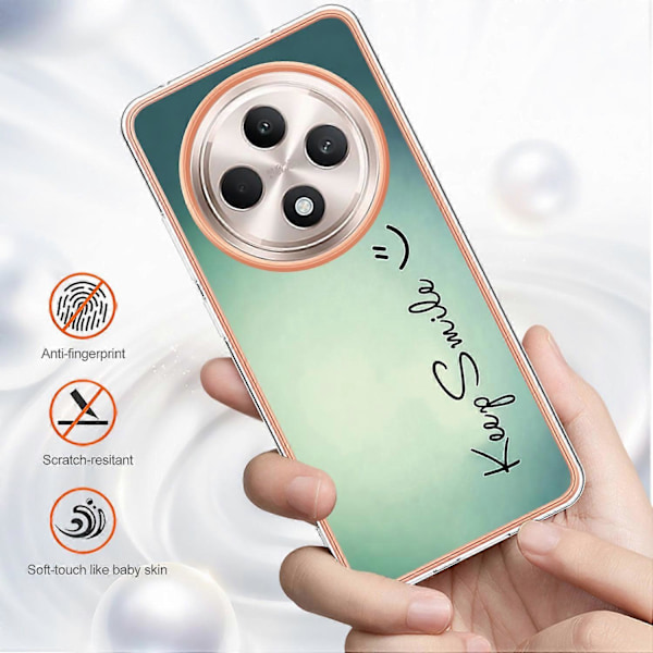 Skal för Oppo Reno12 F 4G/Oppo Reno12 F 5G IMD-D Mönstertryck 2.0mm TPU Baksida Multicolor Style A