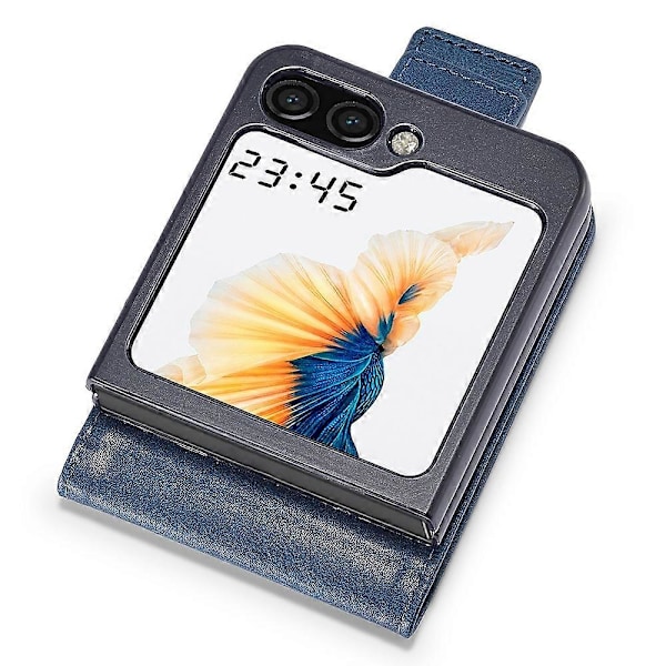 LC.IMEEKE PU læder telefoncover med RFID-blokering og kortslot til Samsung Galaxy Z Flip5 5G Multicolor Style A