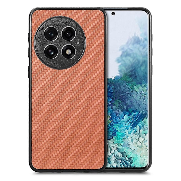 Skal för OnePlus 13 Kolfibertextur PU+PC+TPU Telefon Baksida Multicolor Style E