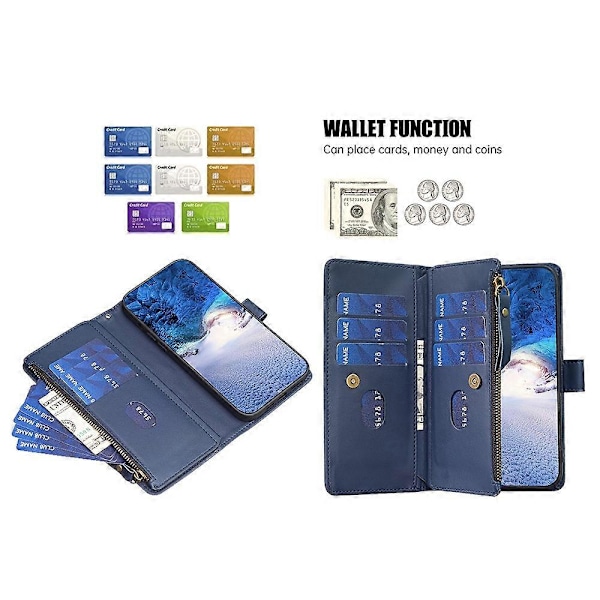 BF Style-19 Fodral för Samsung Galaxy A15 4G Plånbok PU Läder Ställ Telefonskal Multicolor Style F