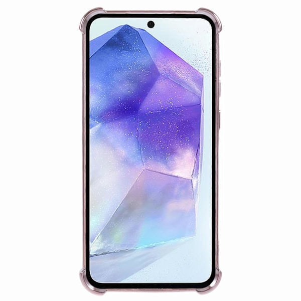Glitter Gradient Ställ TPU Skal för Samsung Galaxy A55 5G Multicolor Style F