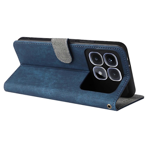Til Xiaomi Redmi K70 Ultra Etui RFID Blokerende PU Læder Telefon Wallet Cover Multicolor Style E