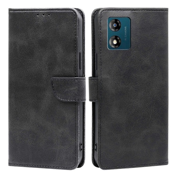 PU Läder Telefonfodral för Motorola Moto E13 4G Plånboksställ Magnetiskt Telefonskydd Multicolor Style A