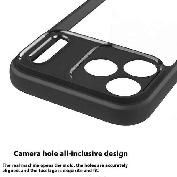 For iPhone 17 Pro Deksel Støtsikker PC+TPU Klar Bakside Telefondeksel
