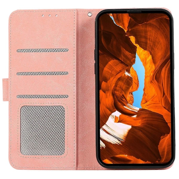 Fodral för Xiaomi 14T Pro Färgskarvning Läder Flip Telefonfodral RFID-blockering Multicolor Style A