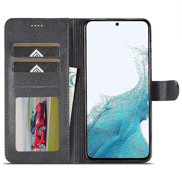 LC.IMEEKE Samsung Galaxy S23 FE Lompakkokotelo PU-nahkaa Vasikkanahkakuvioinen Jalustallinen Käännettävä Suojakotelo Multicolor Style A