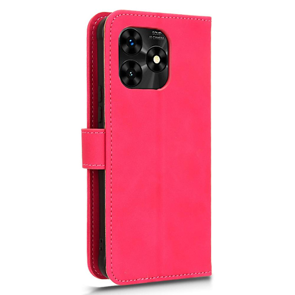 För Umidigi G5 Mecha Case Pu Läder anti-scratch Telefonskydd med plånbok och stativ Rose