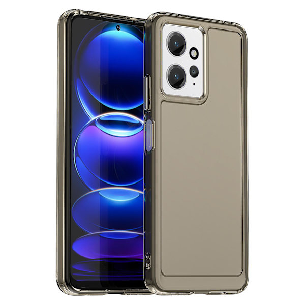 Anti-dropp phone case för Xiaomi Redmi Note 12 4g mjukt Tpu cover Transparent Grey