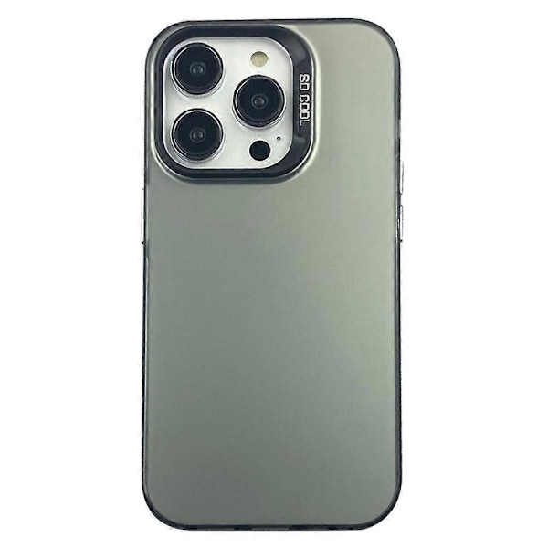 Skal för iPhone 14 Pro Max IMD Silverfärgad TPU+PC Telefonfodral Multicolor Style D