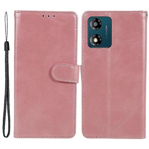 Motorola Moto E13 4G Vasikannahkakuvioinen Nahkainen Puhelinkotelo Käännettävä Lompakkoteline Suojus Multicolor Style F